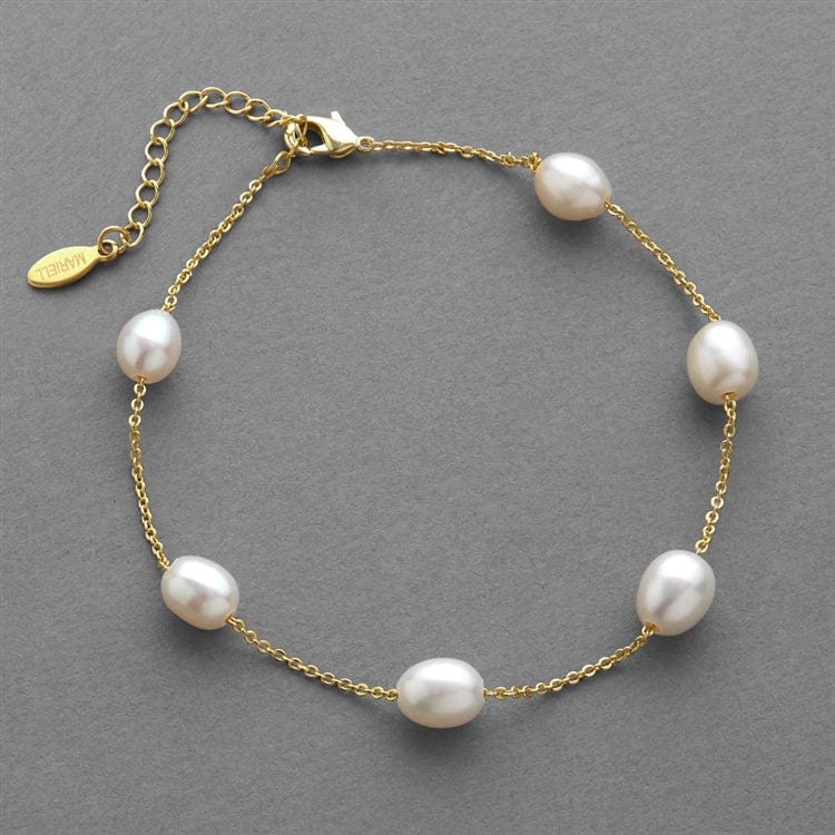 by JoAnn Armband Armband schmal mit Süsswasser Perle